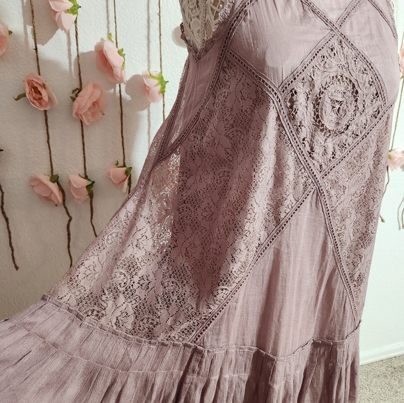 Free People One Elderberry Angel lace mini dress - Picture 4 of 6